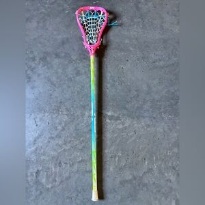 STX Colorful Lacrosse Stick with Pink Head